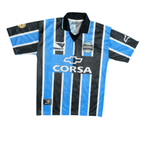 CAMISA DO GRÊMIO 1998 TRICOLOR – M camisa de jogo